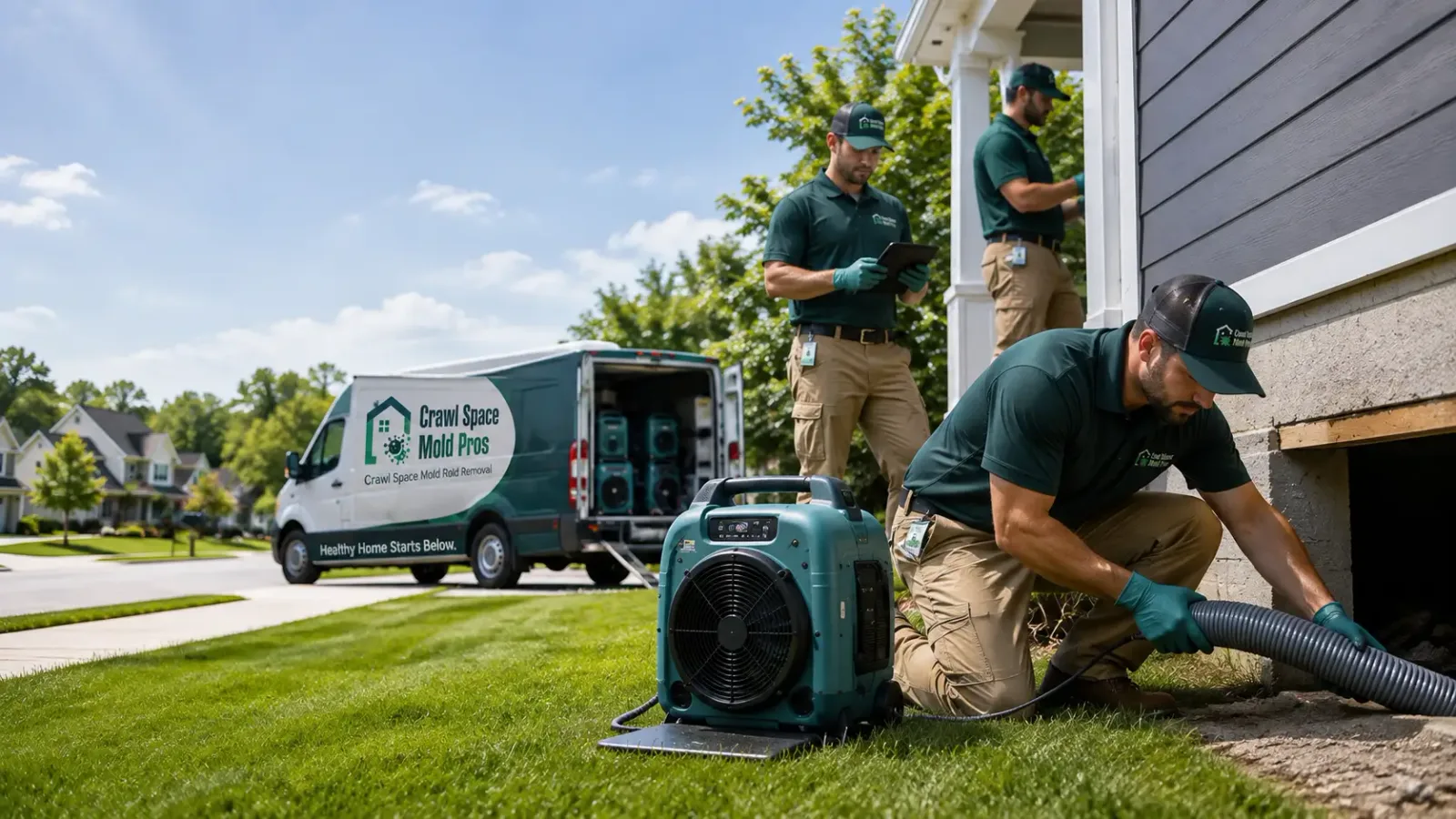 Crawl Space Mold Removal in Emerson, IA